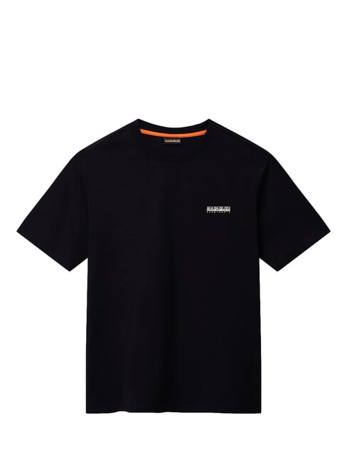 S-SMALL BOX SS Tricou de bumbac frumusețe neagră - tricou