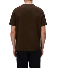 NAPAPIJRI S-BOX LOGO SS 1 Tricou de bumbac maro &icirc;nchis - tricou - 2