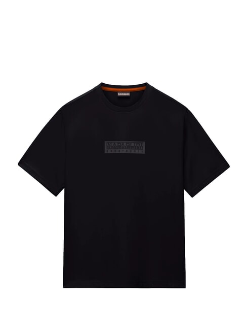 S-BOX LOGO SS 1 Tricou de bumbac frumusețe neagră - tricou