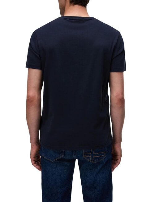 SALIS Tricou de bumbac blu marine - tricou