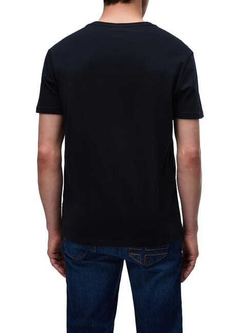 SALIS Tricou de bumbac negru 041 - tricou