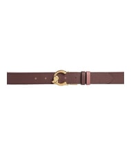 COCCINELLE C-ME BICOLOR  Curea reversibilă din piele fructe de pădure/trandafir de iarnă - Curele - 3