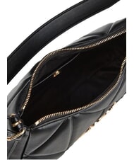 LOVE MOSCHINO EMBOSSED QUILTED Geantă de umăr, reglabilă negru - Genți femei - 3