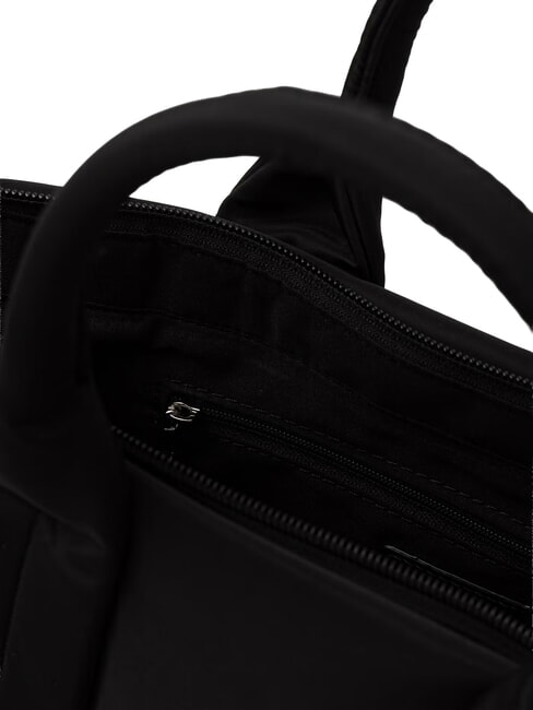 PADDED Geantă de cumpărături cu curea de umăr BLACK - Genți femei