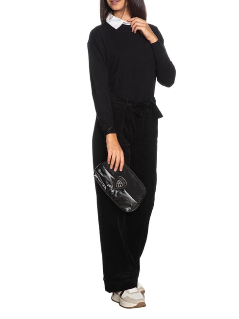 PADDED Geantă de m&acirc;nă cu manșetă BLACK - Genți femei