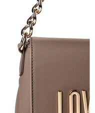 LOVE MOSCHINO BOLD LOVE Geantă de umăr, reglabilă noroi - Genți femei - 4