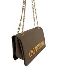 LOVE MOSCHINO BOLD LOVE Geantă de umăr, cu lanț noroi - Genți femei - 2