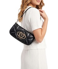 LOVE MOSCHINO EMBOSSED QUILTED Geantă de umăr negru - Genți femei - 2
