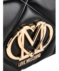 LOVE MOSCHINO EMBOSSED QUILTED Geantă de umăr negru - Genți femei - 4