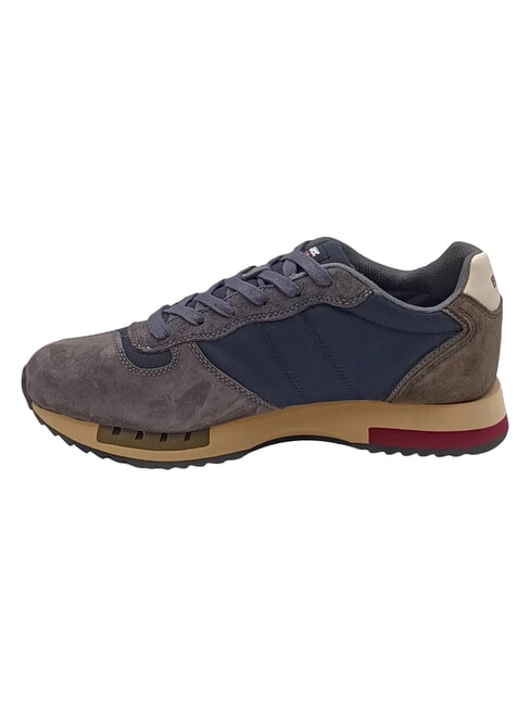 QUEENS Adidași bleumarin/gri-maro - Pantofi bărbați