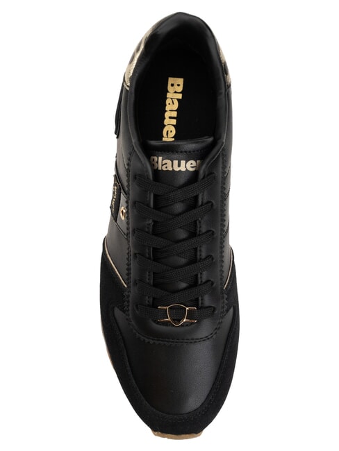MILLS Teniși pentru femei negru/leopard - Pantofi femei