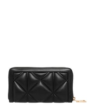 LOVE MOSCHINO EMBOSSED QUILTED Portofel mare cu fermoar negru - Portofele femei - 2