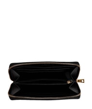 LOVE MOSCHINO EMBOSSED QUILTED Portofel mare cu fermoar negru - Portofele femei - 3