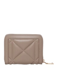 LOVE MOSCHINO EMBOSSED QUILTED Portofel compact, cu fermoar nisip - Portofele femei - 2