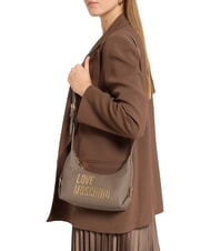 LOVE MOSCHINO BOLD LOVE Geantă de umăr mini noroi - Genți femei - 2