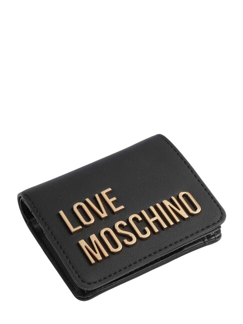 BOLD LOVE Portofel compact, cu fermoar negru - Portofele femei