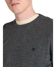 TIMBERLAND MERINO Pulover cu g&acirc;t crew din amestec de l&acirc;nă dgh-obsn - Pulovere pentru bărbați - 3