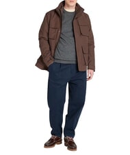 TIMBERLAND MERINO Pulover cu g&acirc;t crew din amestec de l&acirc;nă dgh-obsn - Pulovere pentru bărbați - 4