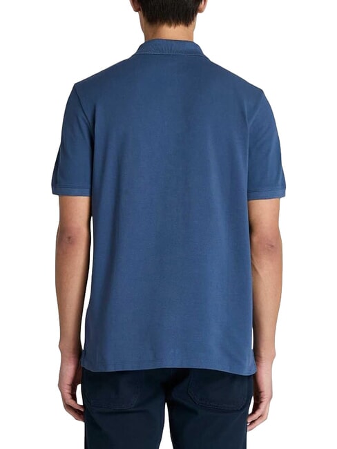 OYSTER RIVER Tricou polo cu m&acirc;necă scurtă, bumbac pur ocean - maiou Polo