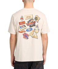 TIMBERLAND MAGNET Tricou cu m&acirc;necă scurtă, bumbac pur alb vintage - tricou - 2