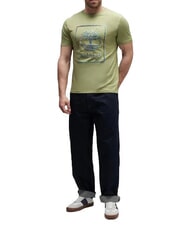 TIMBERLAND WATER Tricou cu m&acirc;necă scurtă, bumbac pur verde deschis - tricou - 3
