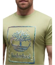 TIMBERLAND WATER Tricou cu m&acirc;necă scurtă, bumbac pur verde deschis - tricou - 4