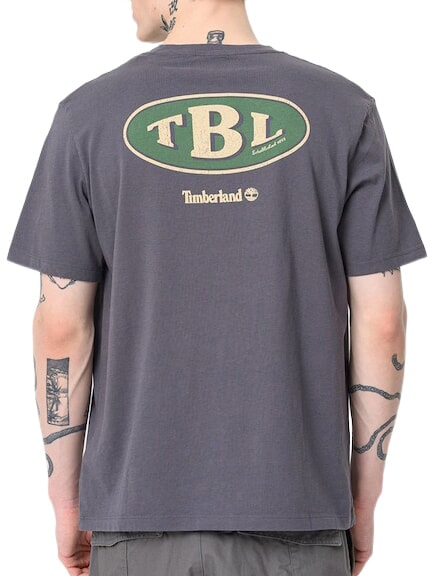 GAS STATION Tricou cu m&acirc;necă scurtă, bumbac pur perlă &icirc;nnegrită - tricou