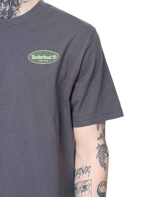 GAS STATION Tricou cu m&acirc;necă scurtă, bumbac pur perlă &icirc;nnegrită - tricou