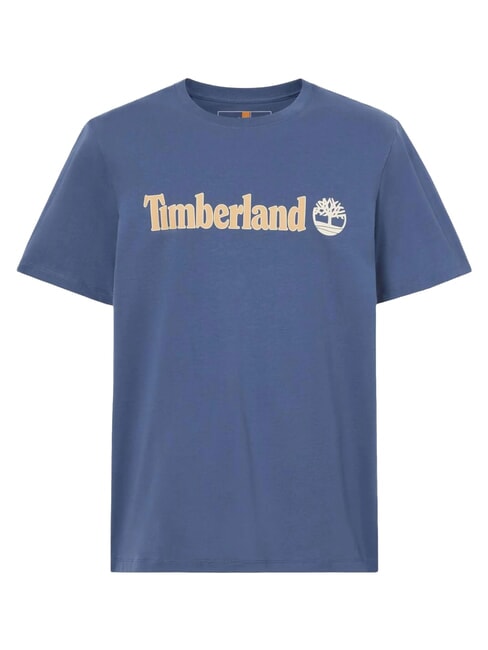 KENNEBEC RIVER LINEAR LOGO Tricou din bumbac ocean - tricou