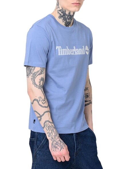 KENNEBEC RIVER LINEAR LOGO Tricou din bumbac albastru mediu - tricou