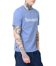 TIMBERLAND KENNEBEC RIVER LINEAR LOGO Tricou din bumbac albastru mediu - tricou - 3