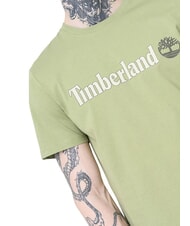 TIMBERLAND KENNEBEC RIVER LINEAR LOGO Tricou din bumbac verde deschis - tricou - 5