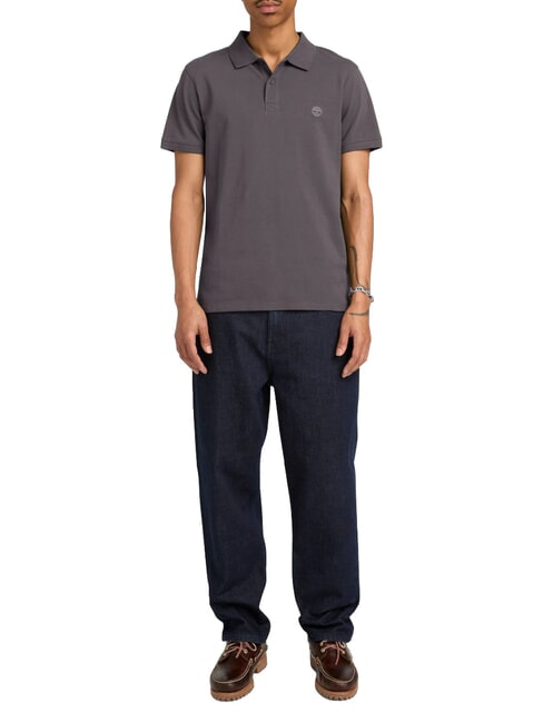 MILLERS RIVER Tricou polo cu m&acirc;necă scurtă perlă &icirc;nnegrită - maiou Polo