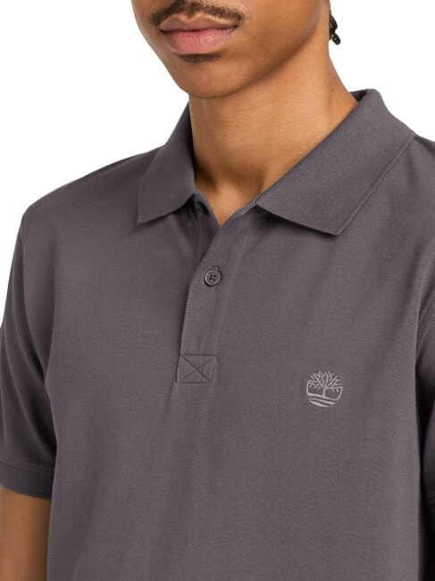 MILLERS RIVER Tricou polo cu m&acirc;necă scurtă perlă &icirc;nnegrită - maiou Polo
