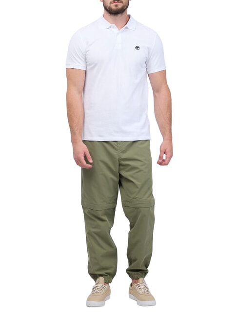 MILLERS RIVER Tricou polo cu m&acirc;necă scurtă alb - maiou Polo