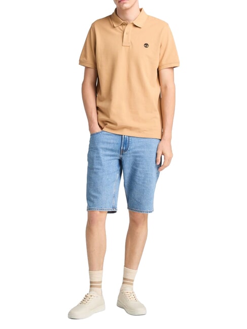 MILLERS RIVER Tricou polo din bumbac cizma de grau usoara - maiou Polo
