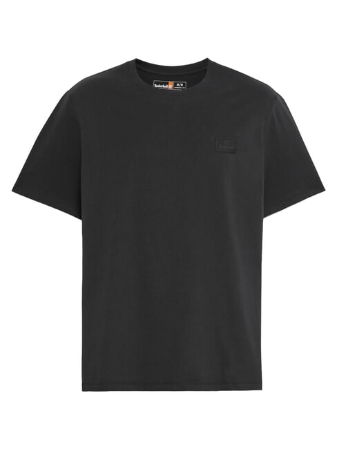 SILICON BADGE Tricou din bumbac, cu m&acirc;necă scurtă BLACK - tricou