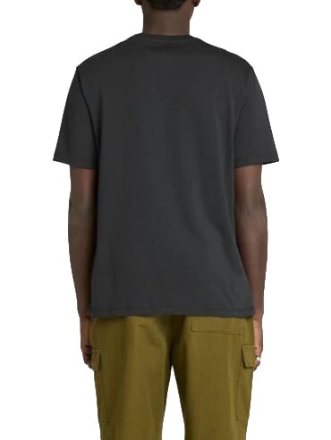 SILICON BADGE Tricou din bumbac, cu m&acirc;necă scurtă BLACK - tricou