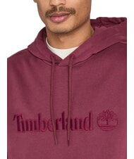 TIMBERLAND EMBROIDERY TONAL Hanorac cu gluga Burgundia - hanorace - 3