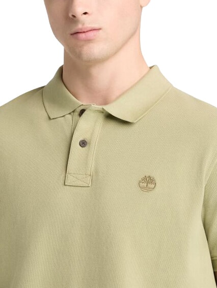 MILLERS RIVER Tricou polo din bumbac verde deschis - maiou Polo