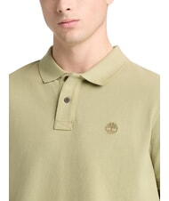 TIMBERLAND MILLERS RIVER Tricou polo din bumbac verde deschis - maiou Polo - 4