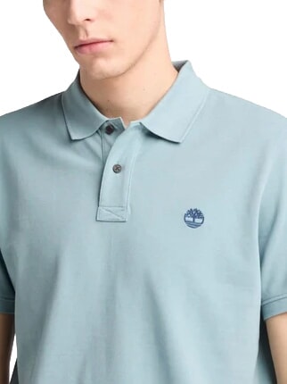 MILLERS RIVER Tricou polo din bumbac zori cenușii - maiou Polo