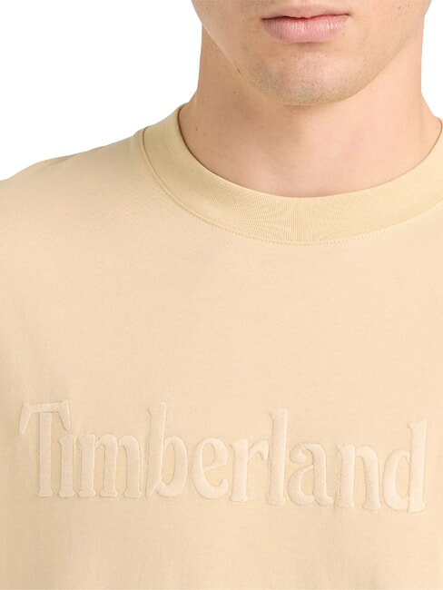 EMBROIDERY TONAL Tricou din bumbac chit - tricou