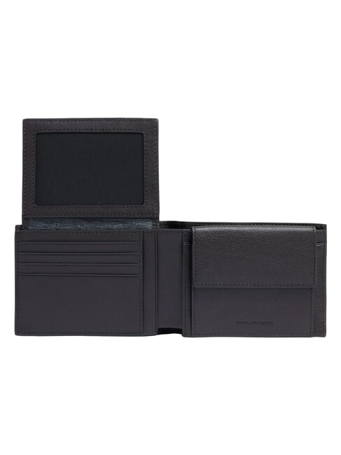 Portofel BLACK SQUARE, din piele verde/maro &icirc;nchis - Portofele bărbați