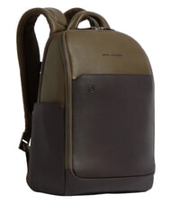 PIQUADRO BLACK SQUARE Rucsac din piele pentru laptop de 14". verde/maro &icirc;nchis - Rucsacuri pentru laptop - 2