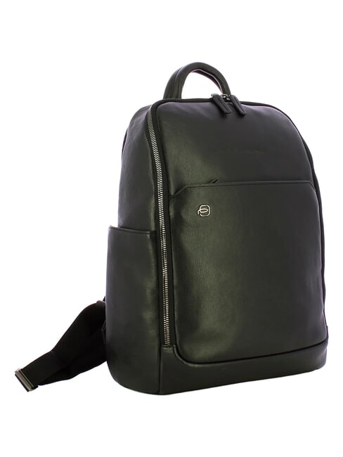 BLACK SQUARE Rucsac pentru laptop de 13", din piele negru - Rucsacuri pentru laptop