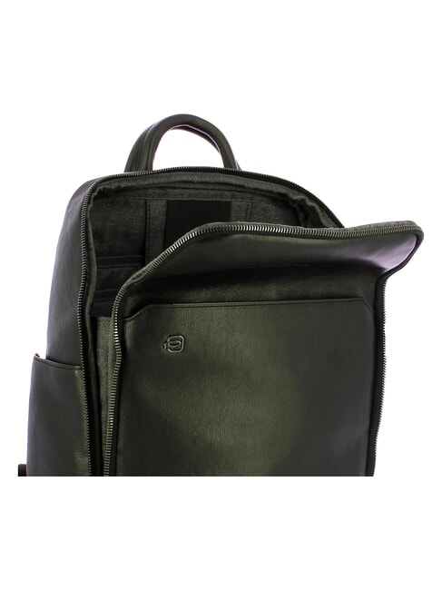 BLACK SQUARE Rucsac pentru laptop de 13", din piele negru - Rucsacuri pentru laptop