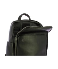 PIQUADRO BLACK SQUARE Rucsac pentru laptop de 13", din piele negru - Rucsacuri pentru laptop - 4