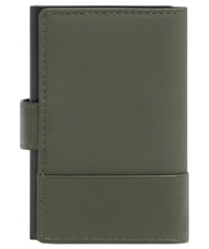 PIQUADRO W145 Suport pentru carduri cu sistem glisant VERDE - Portofele bărbați - 3