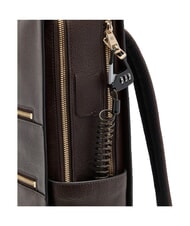 PIQUADRO PATRICIA Rucsac pentru laptop de 15,6" din piele BROWN - Genți femei - 6